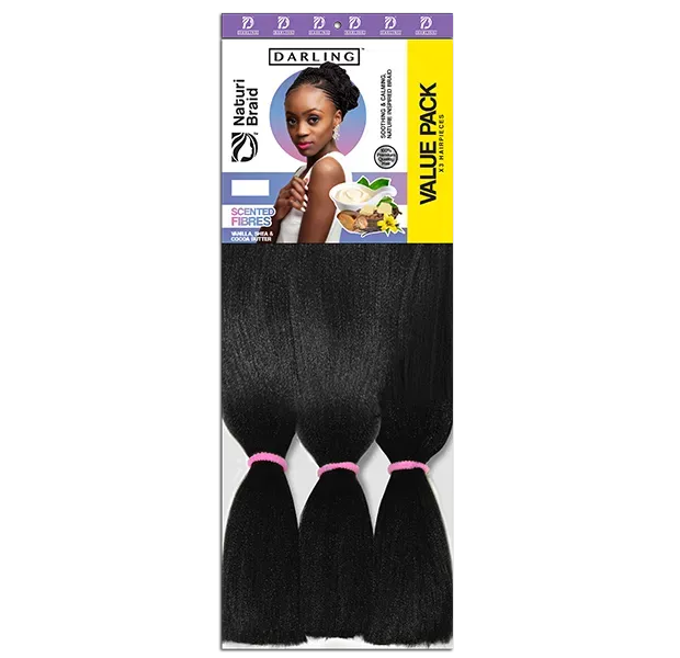 DARLING NATURI BRAID V/PACK #1 (5/30)