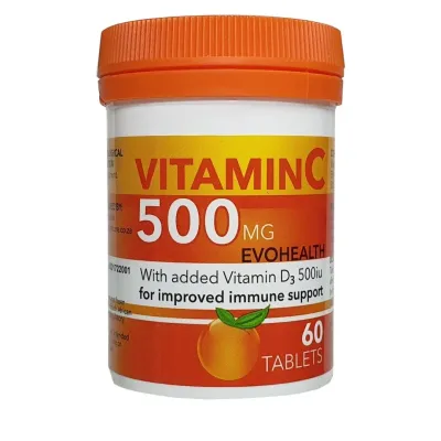 EVO HEALTH VIT C 500MG TAB 60's