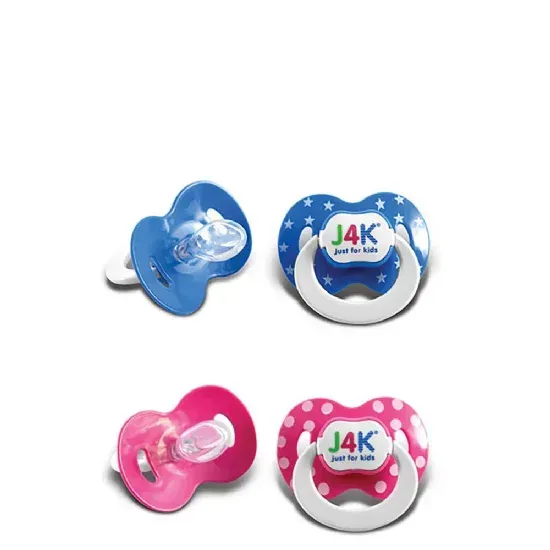 J4K SILICONE SOOTHERS PINK 2PC (1/6)