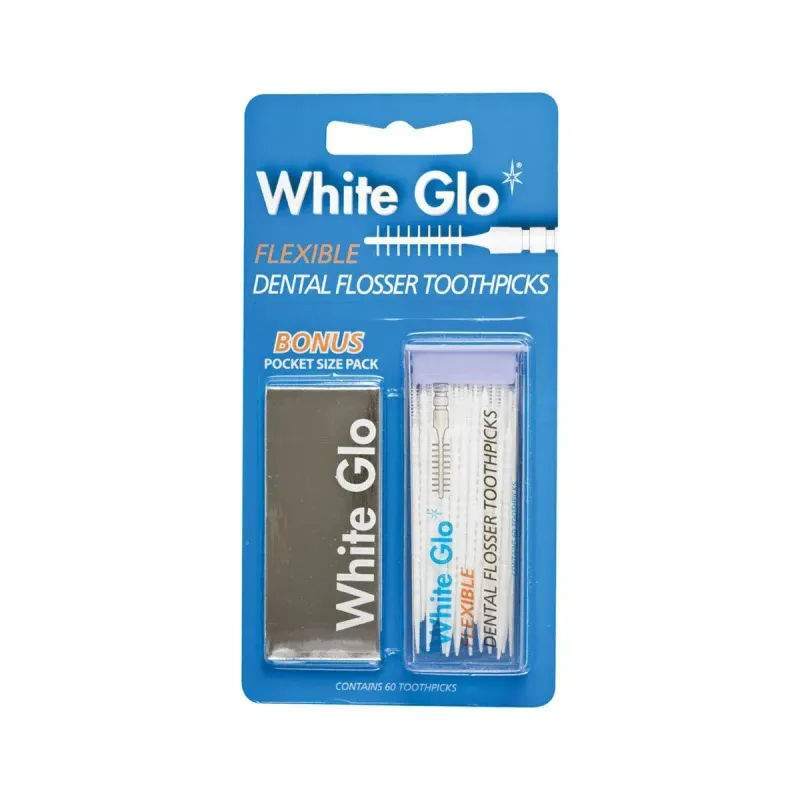 W/GLO  FLOSSER TOOTHPICKS (1/6)