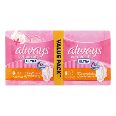 ALWAYS MAXI SOFT NORM DUO 20'S (6/24)