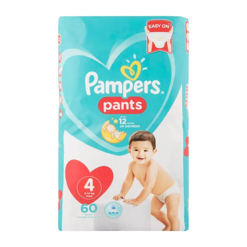 PAMPERS A/B PANTS J/P NO 4 60'S (2)