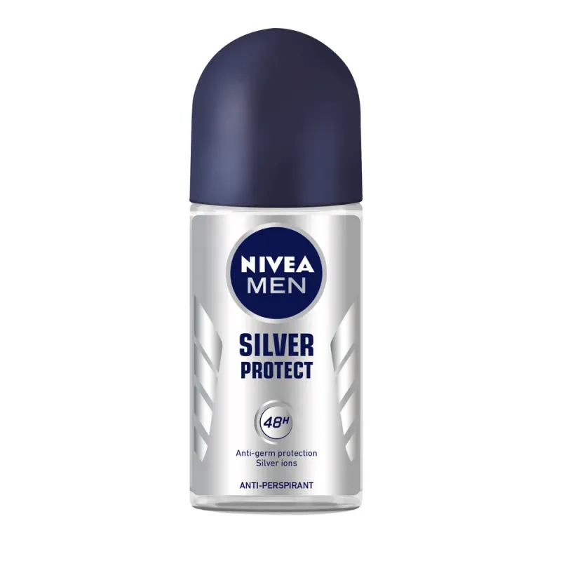 NIVEA 4MEN R/ON SILVER 50ML (6)