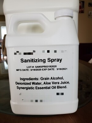 2 oz Sanitizing Spray (READ DESCRIPTION)