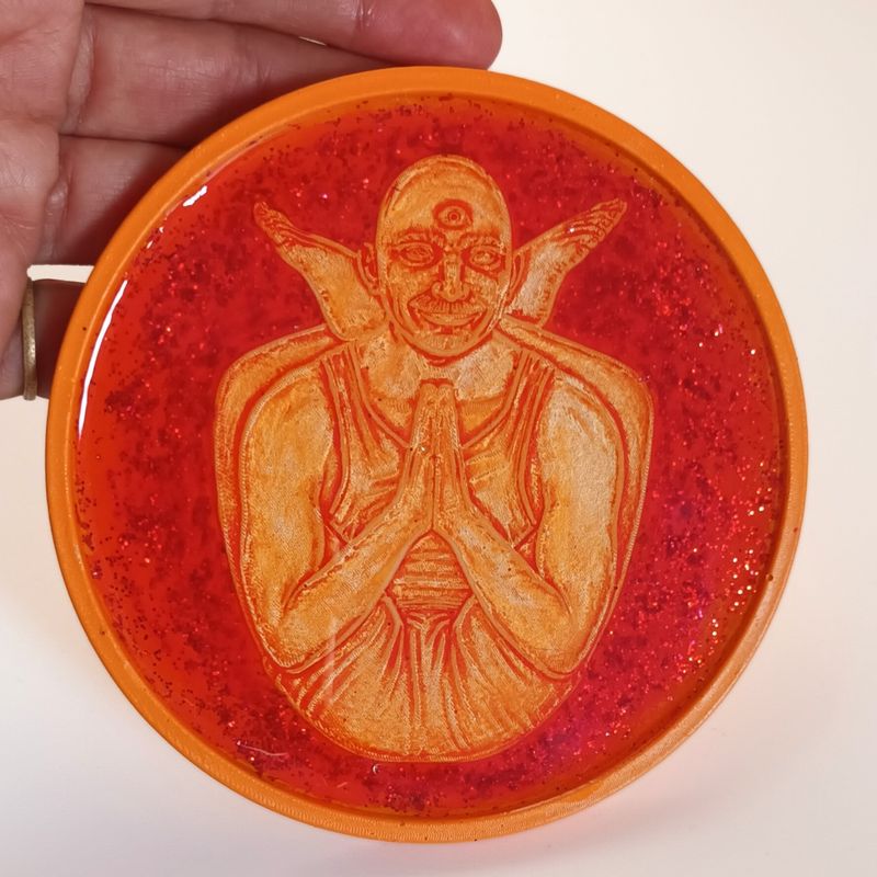 Posavasos YOGA Él Naranja