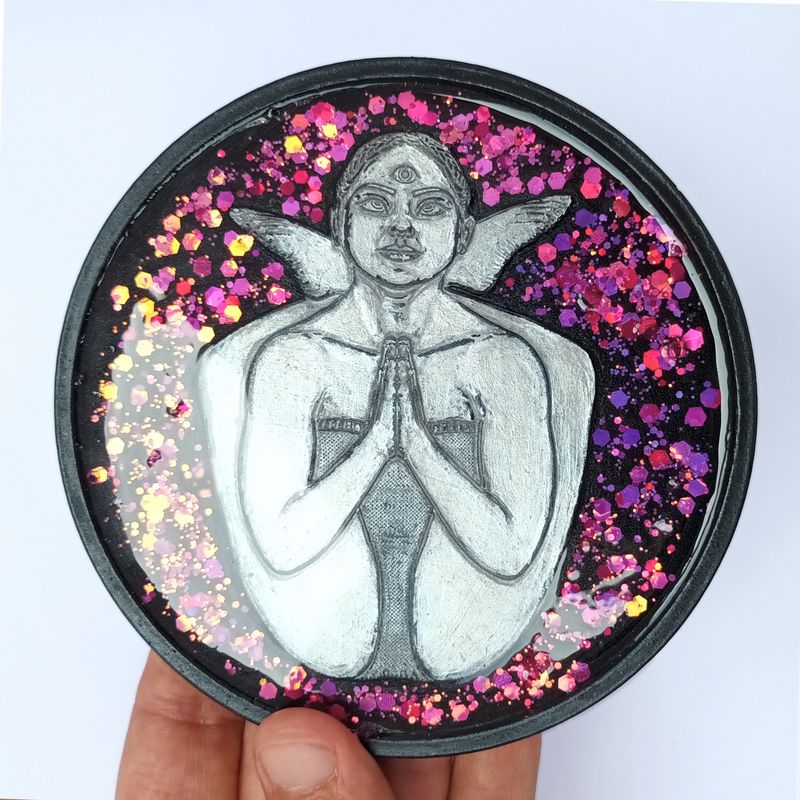 Posavasos YOGA Ella Negro