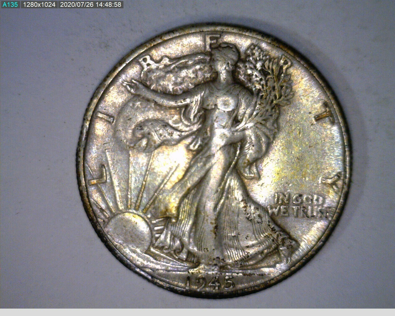 1945-S Walking Liberty Half