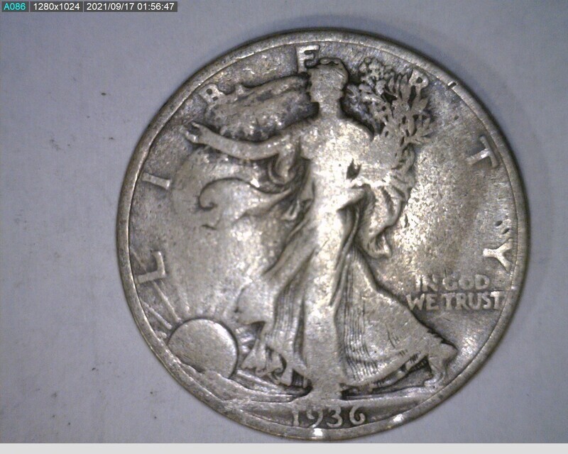 1936 Walking Liberty Half Dollar