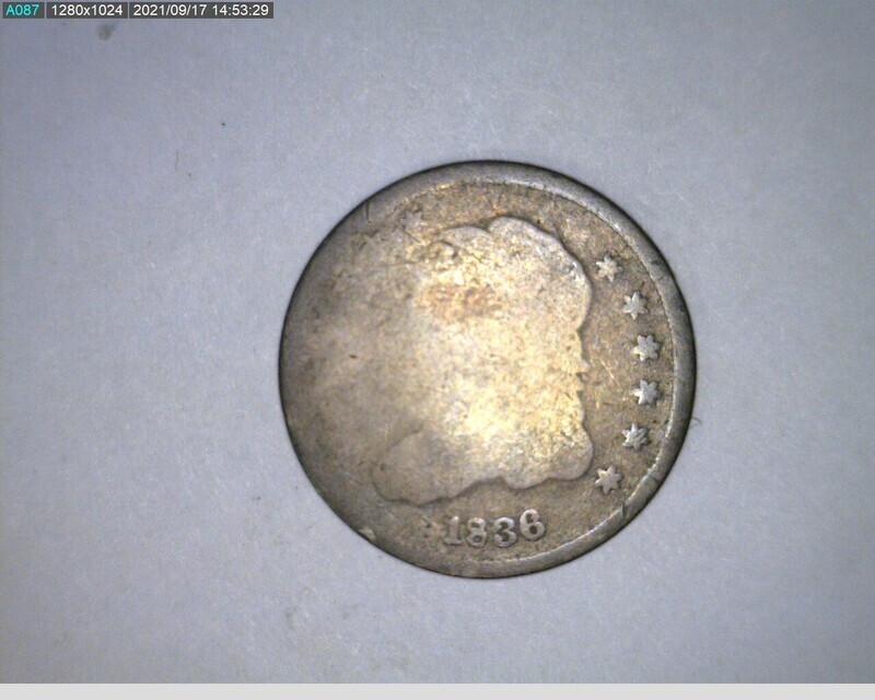 1836 Capped Bust Half Dime