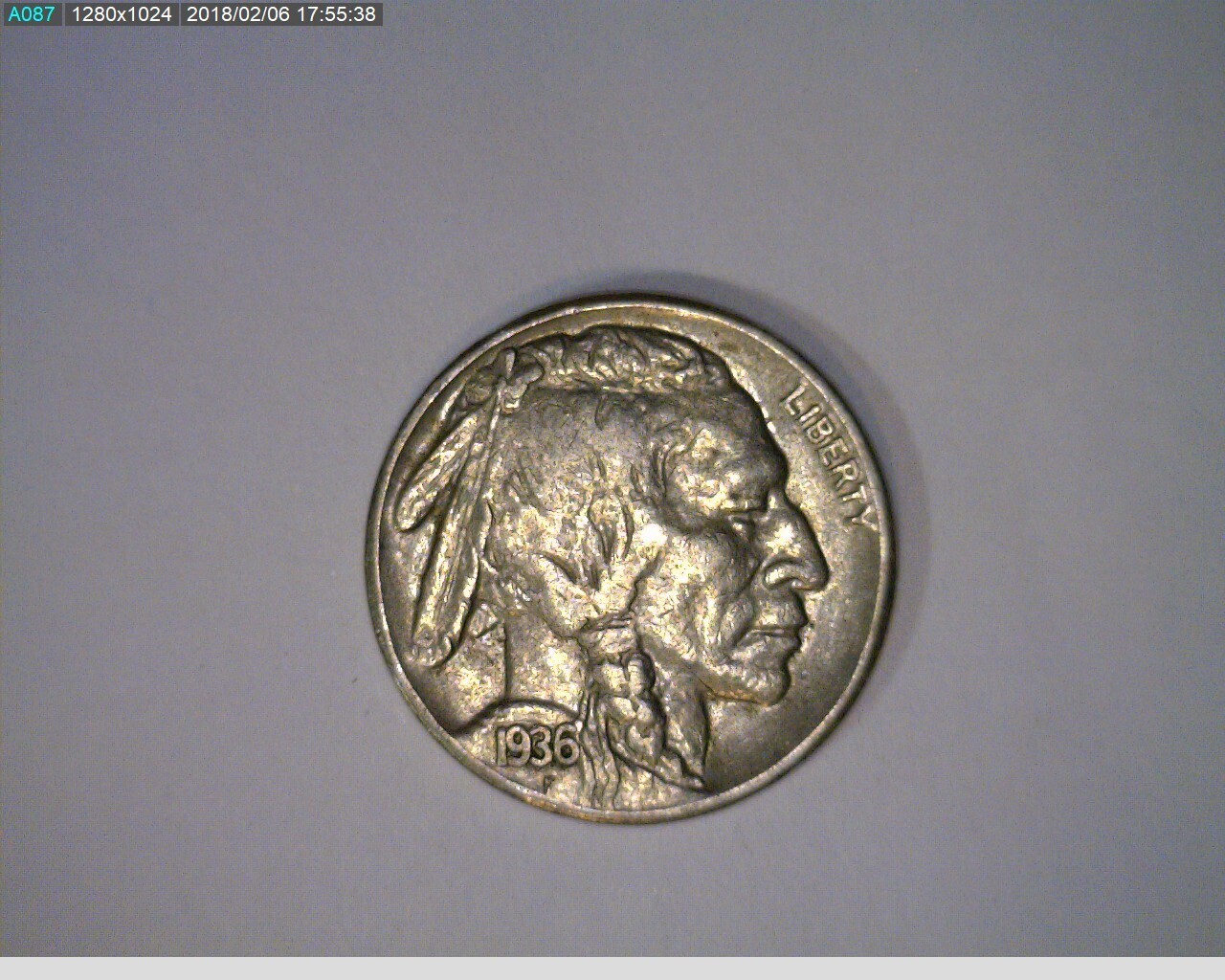 1936-S 5C Buffalo Nickel