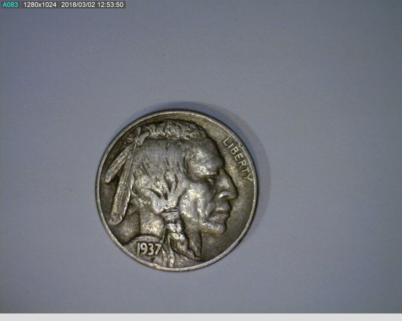 1937-D 5C Buffalo Nickel