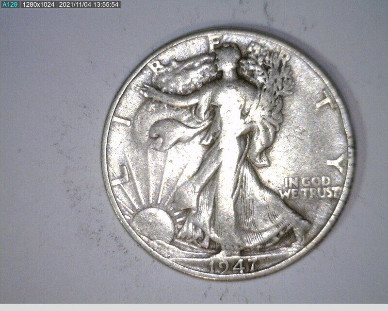 1947 Walking Liberty Half
