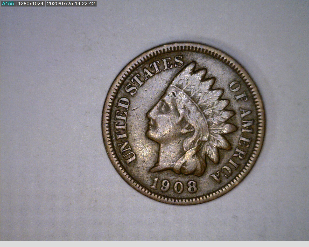 1908 Indian Head Cent