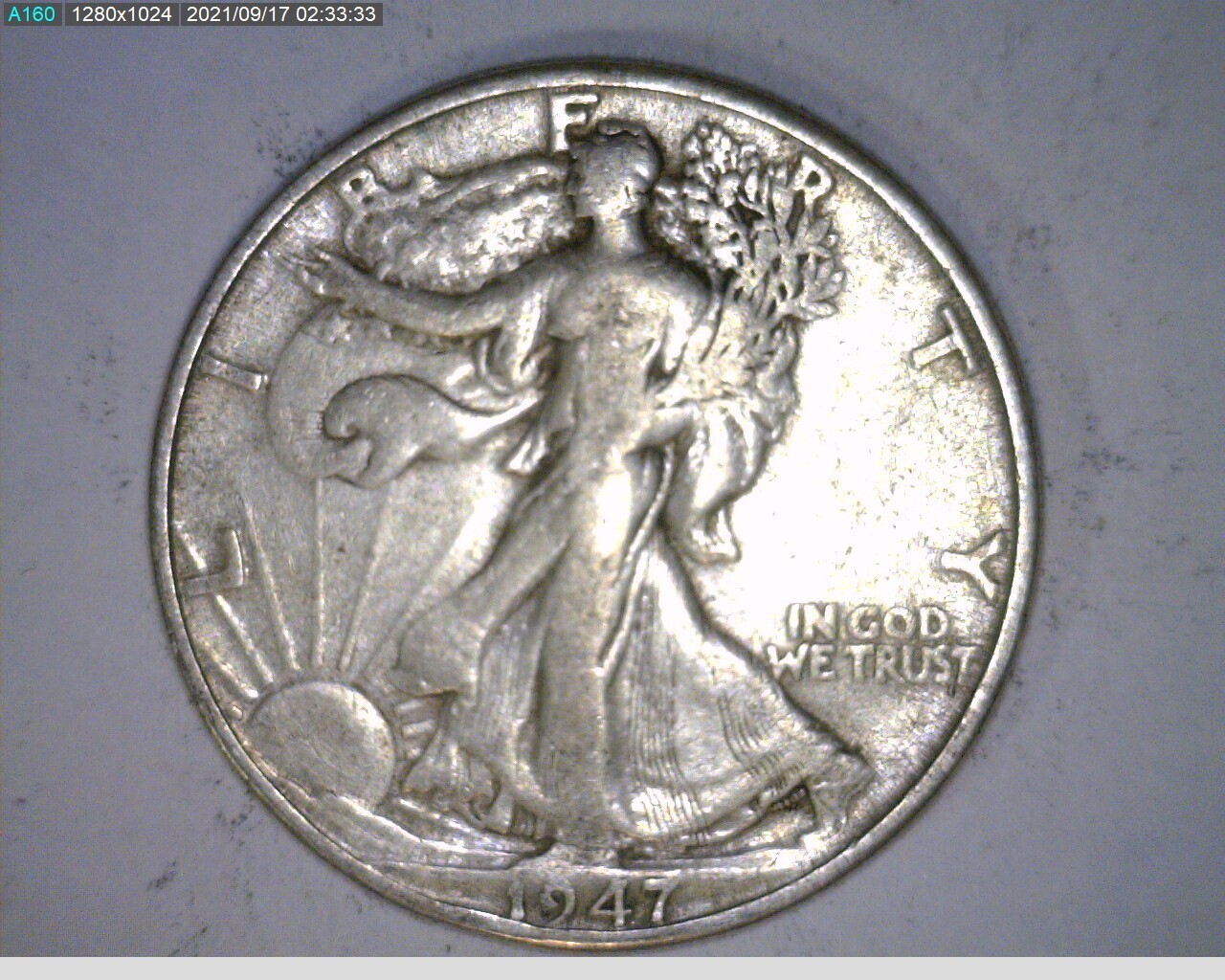 1947 D Walking Liberty Half Dollar