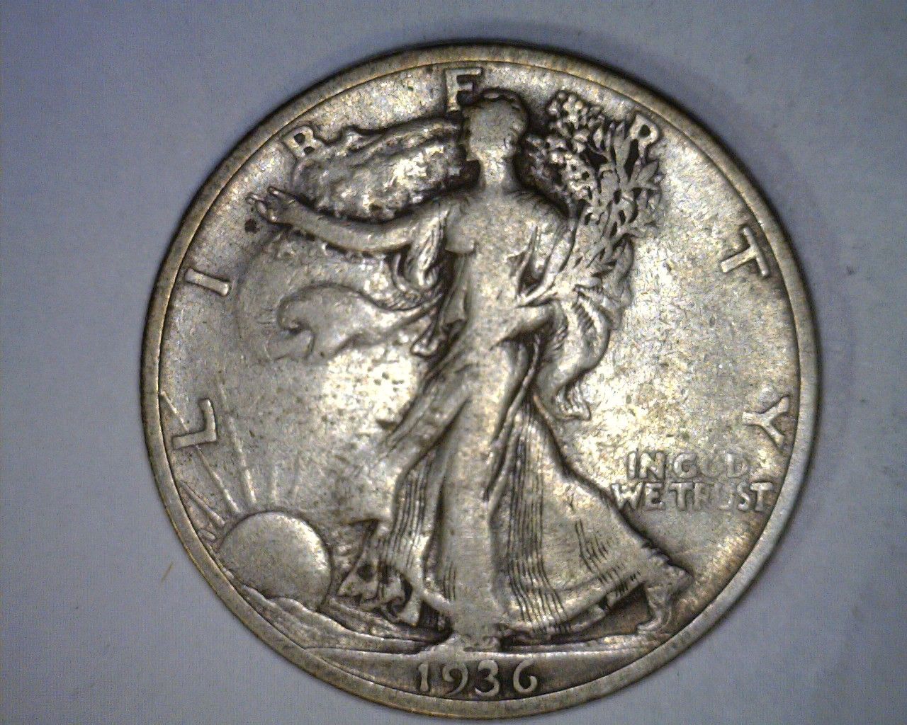 1936 S Walking Liberty Half Dollar