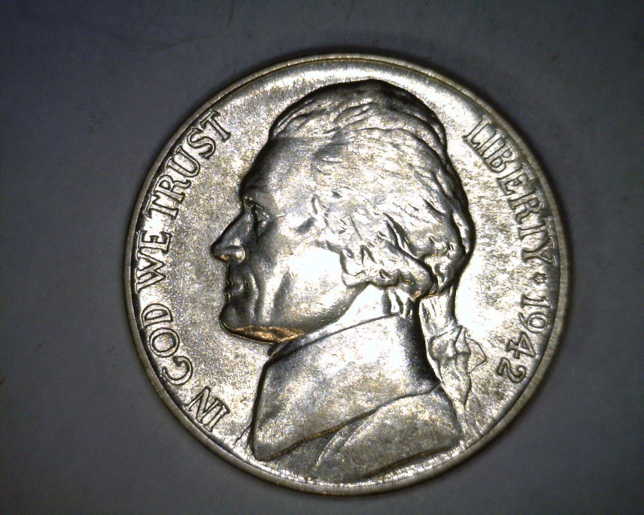 1942 P Jefferson Nickel