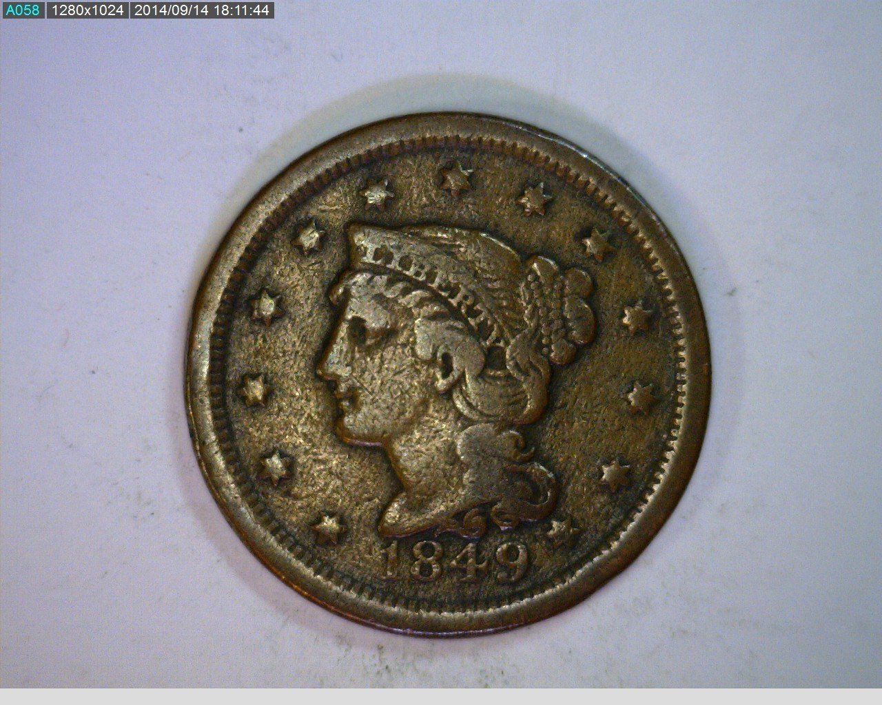 1849 Large Cent