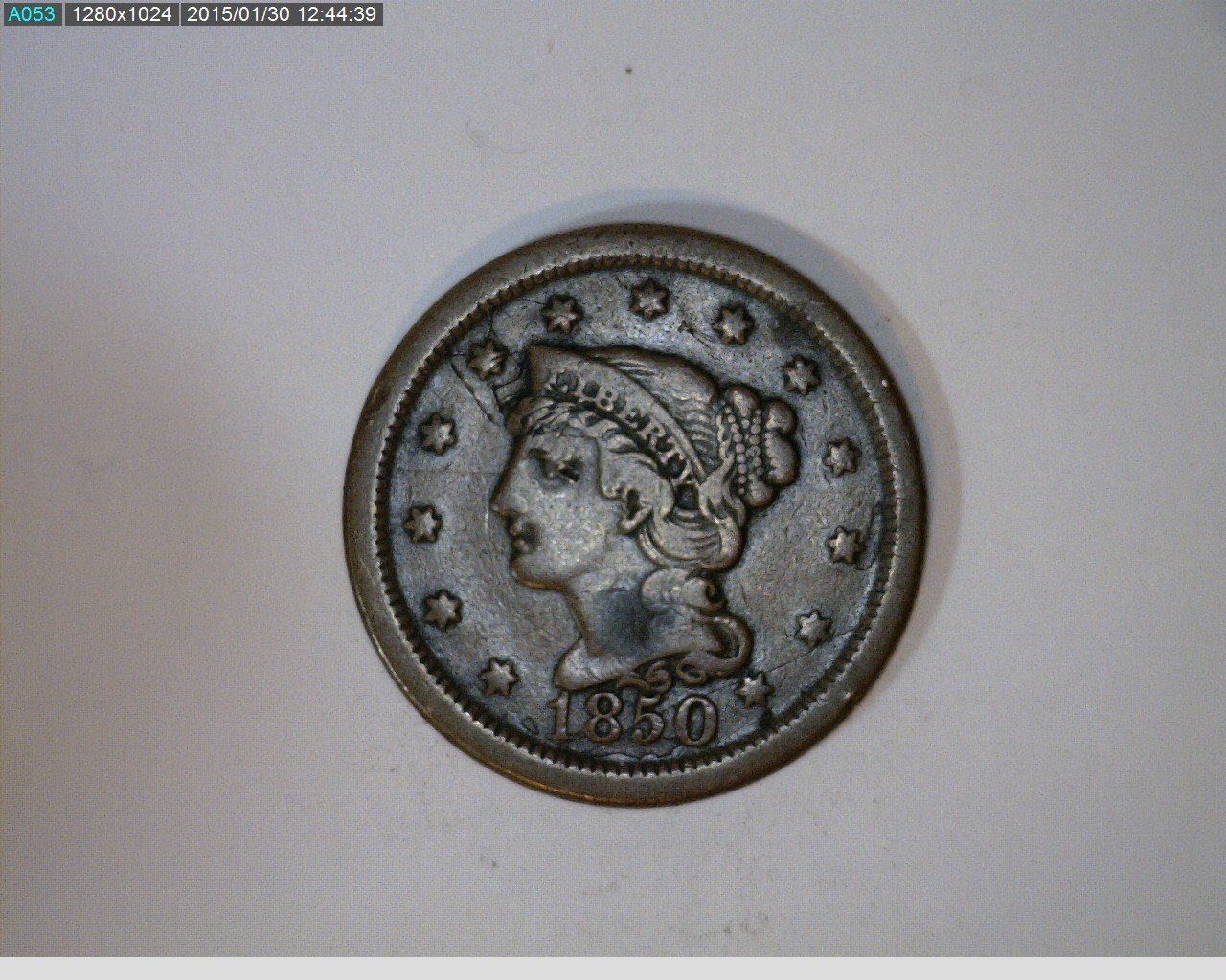 1850 1C Large Cent