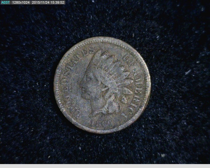 1860 1C Indian Head Cent