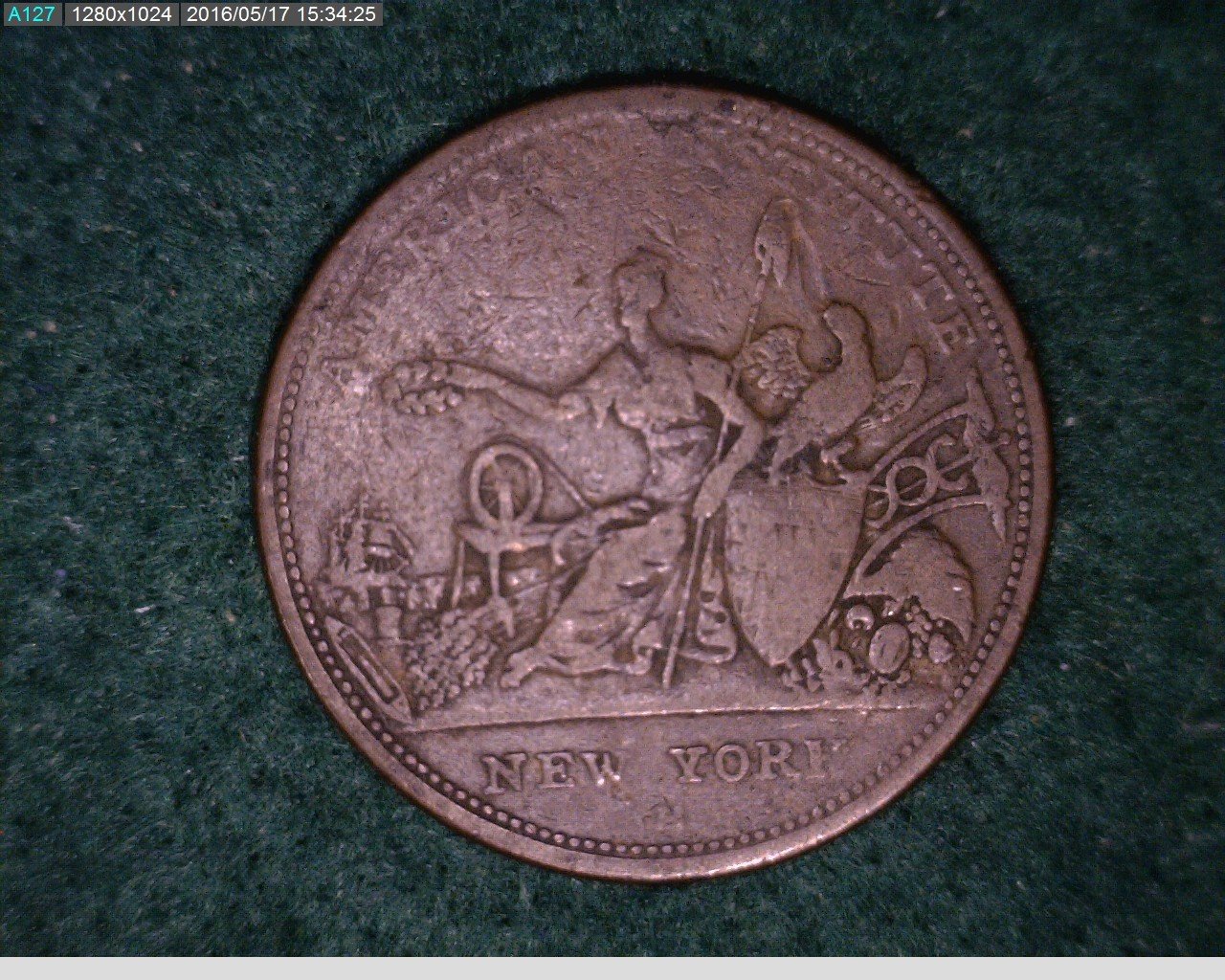 1833 Hard Times Token