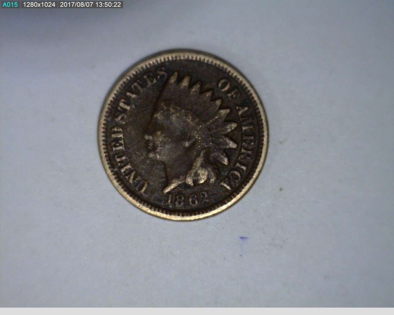 1862 1C Indian Head Cent Civil War Coin