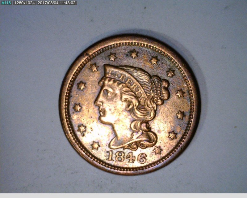 1846 1C Large Cent