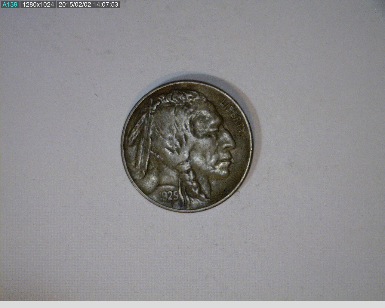 1925 5C Buffalo Nickel