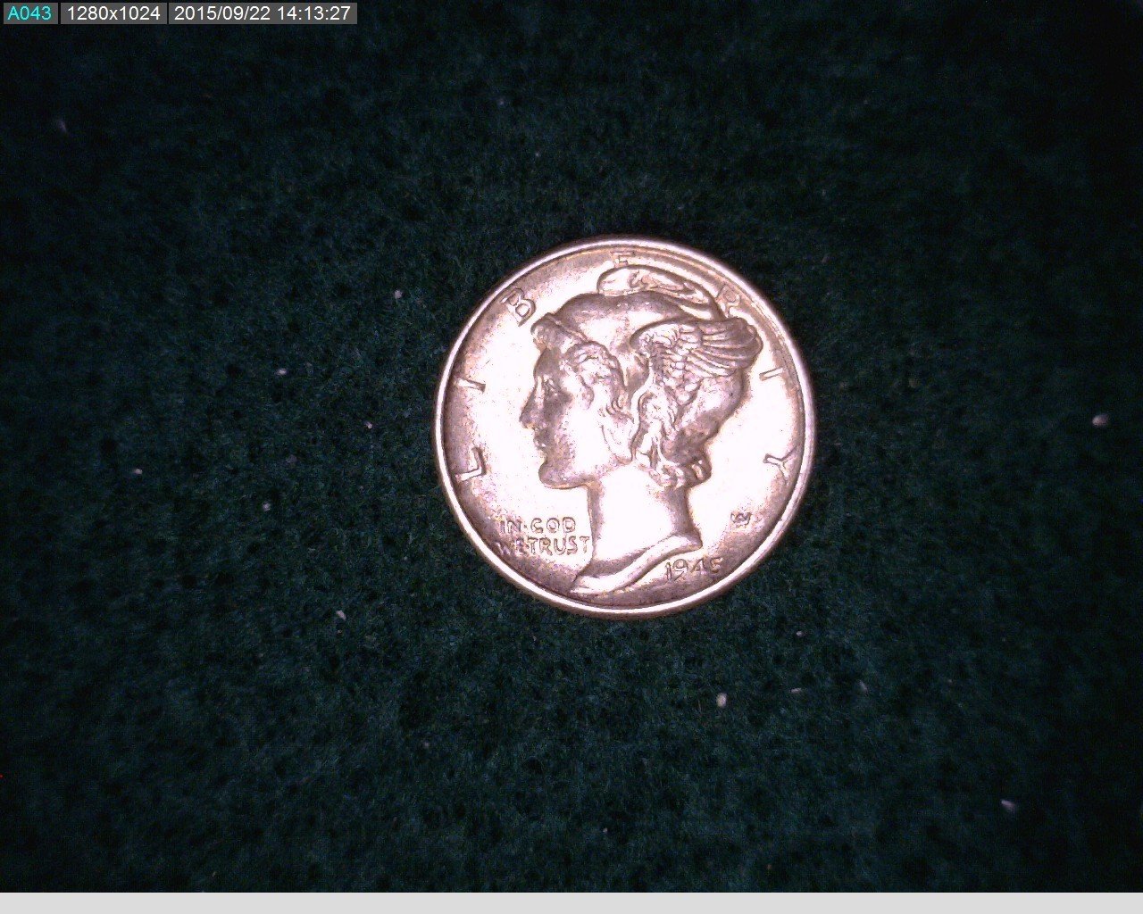 1945 10C Mercury Dime