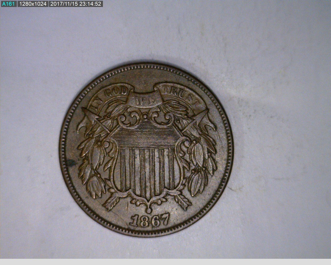 1867 2C Two Cent