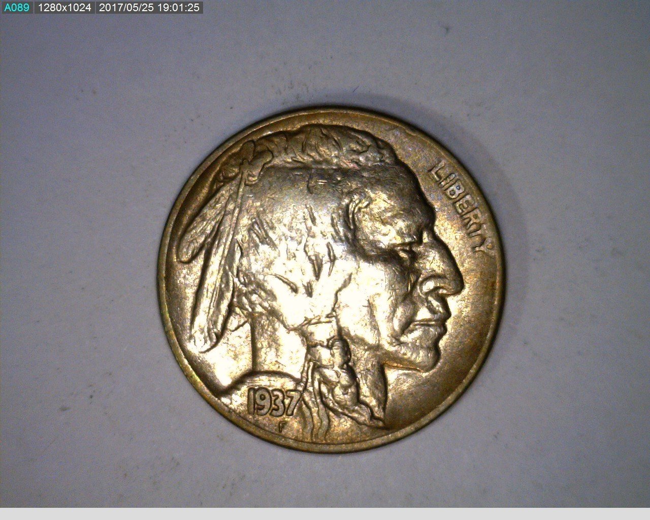 1937-D 5C Buffalo Nickel