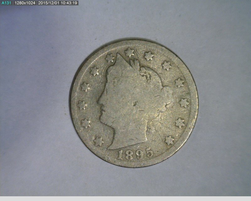 1895 5C Liberty Nickel