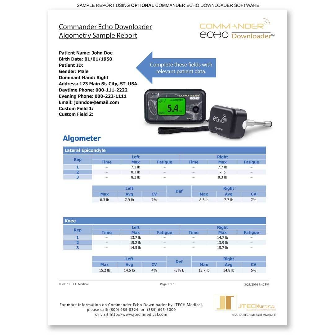 JTECH Medical Commander Echo - Software only JTECH Medical Commander Echo - Software only