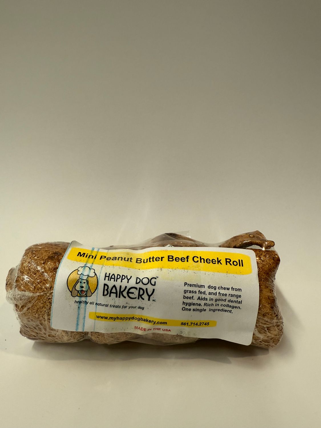 Mini Peanut Butter Beef Cheek Roll