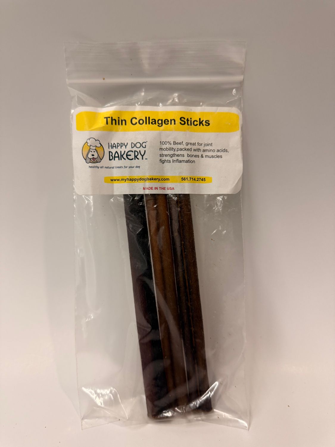 Thin Beef Collagen Sticks