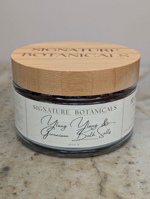 Ylang-Ylang & Geranium Bath Salts