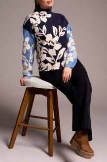 JACQUARD KNIT SWEATER