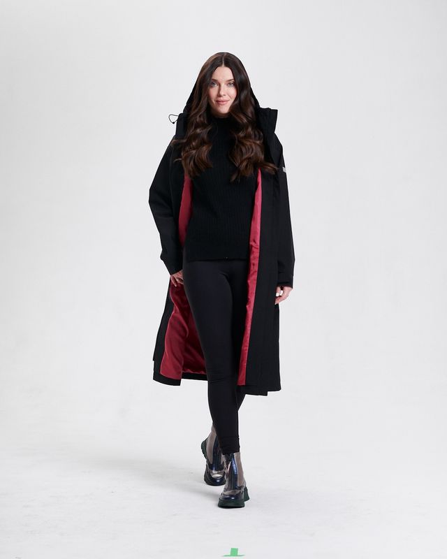 TIE-FRONT RAINJACKET