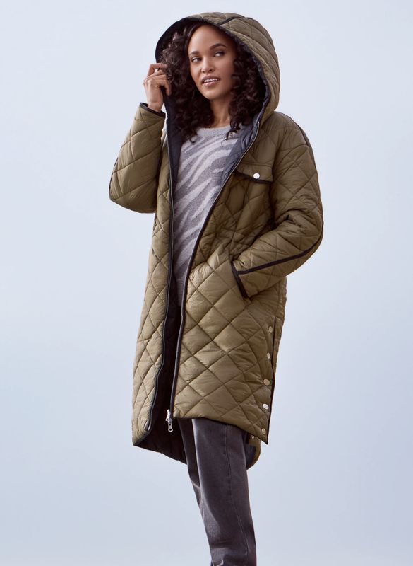 REVERSIBLE QUILTED PUFFER