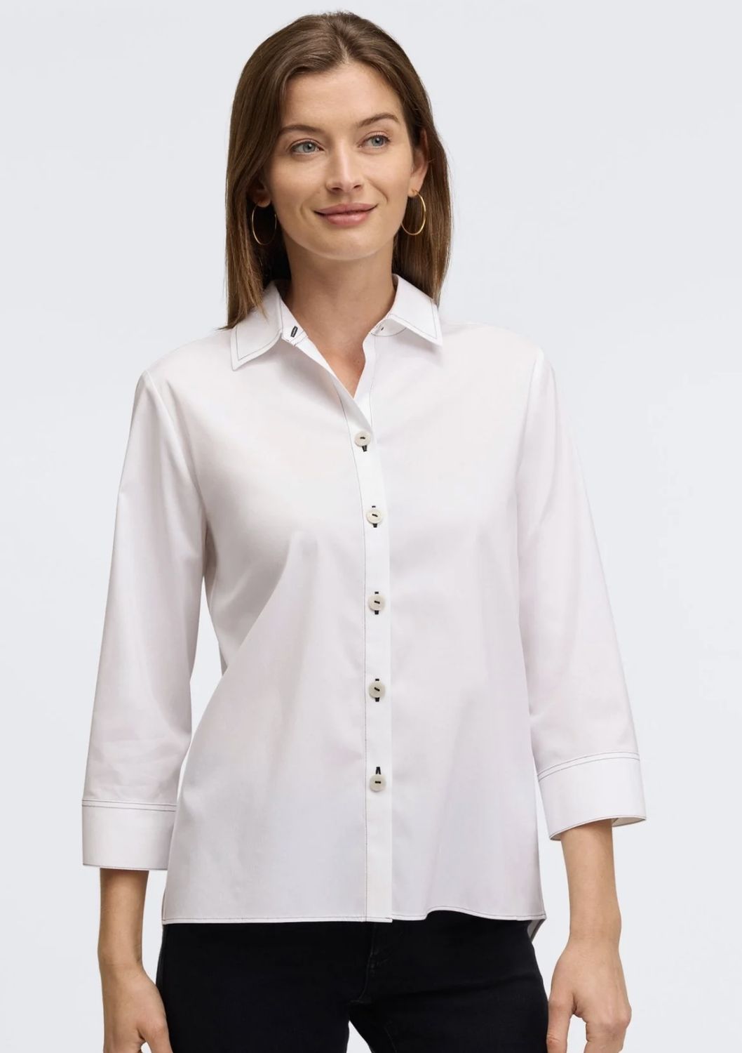 THE KELLY 3/4 CONTRAST SHIRT