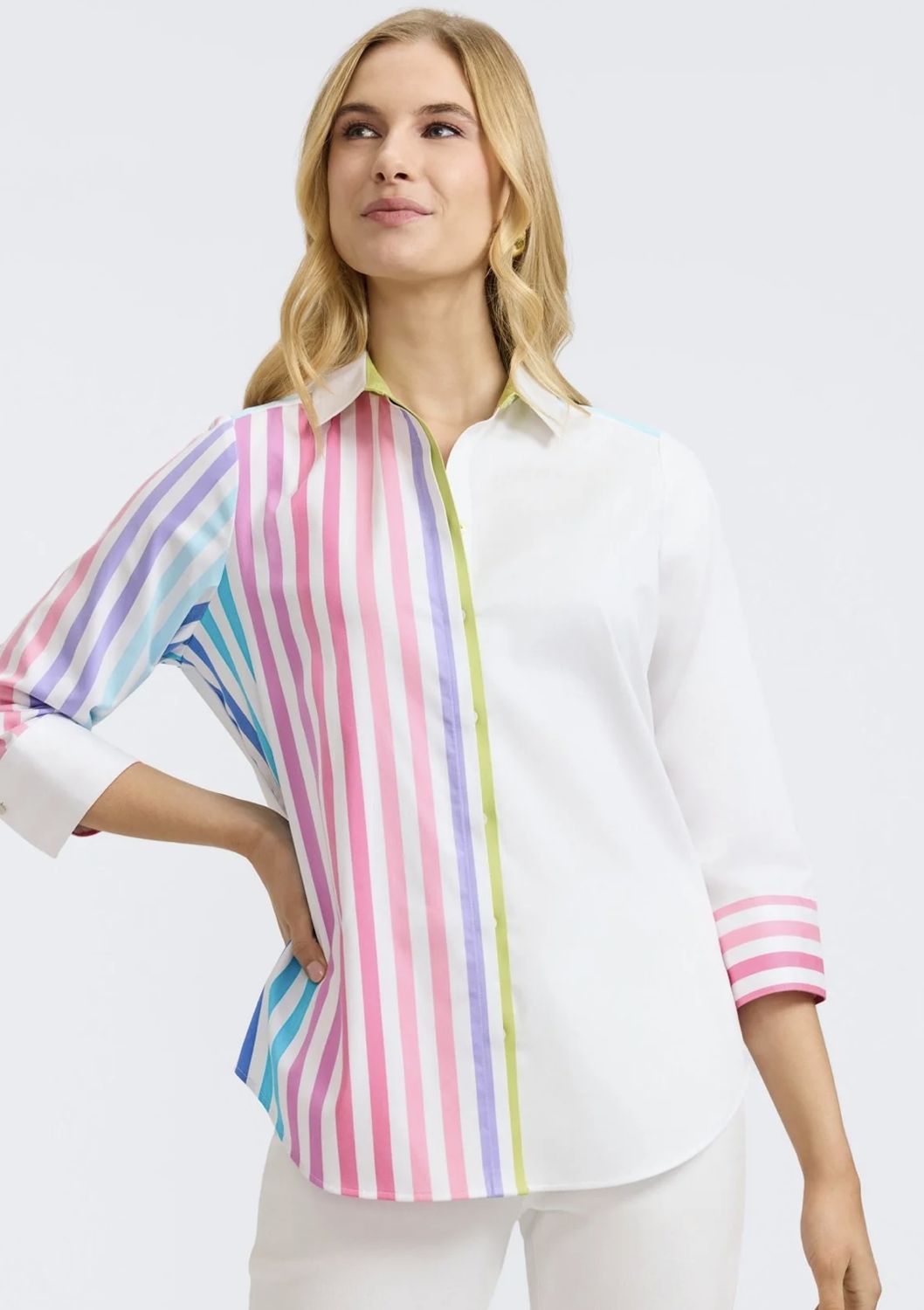 THE CHARLIE OMBRE STRIPE SHIRT