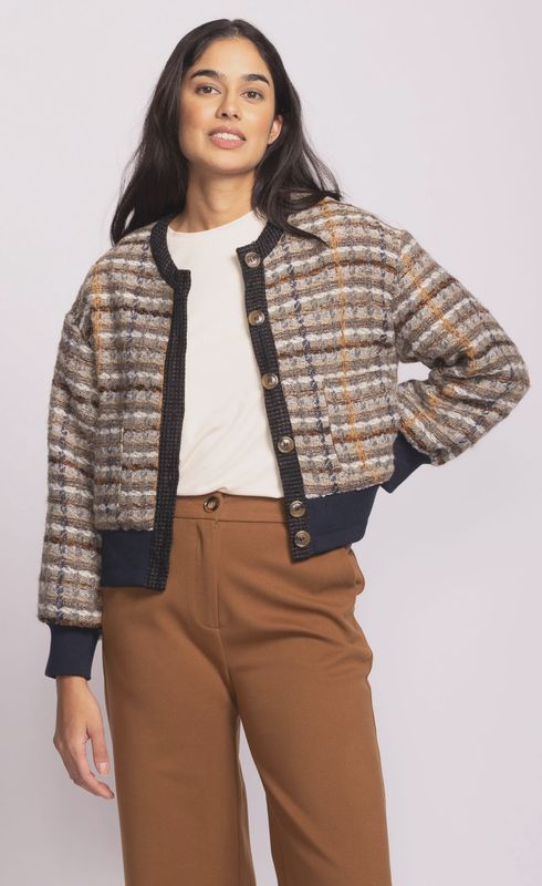 JACKIE KNIT BOMBER