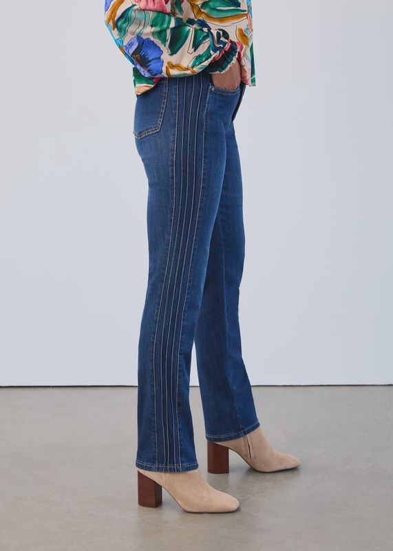 OLIVIA STRAIGHT LEG, DARK WASH
