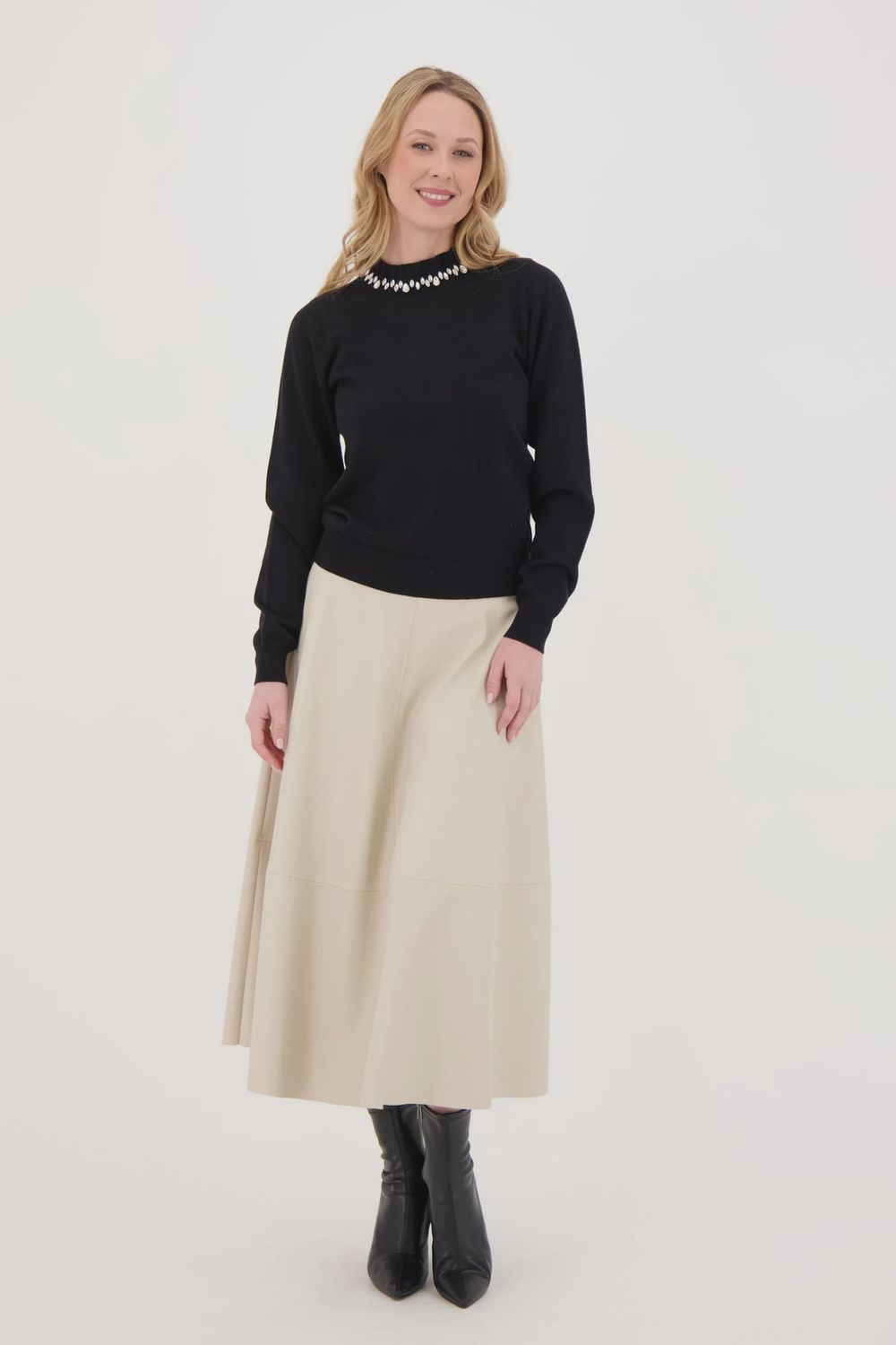 VEGAN LEATHER SKIRT