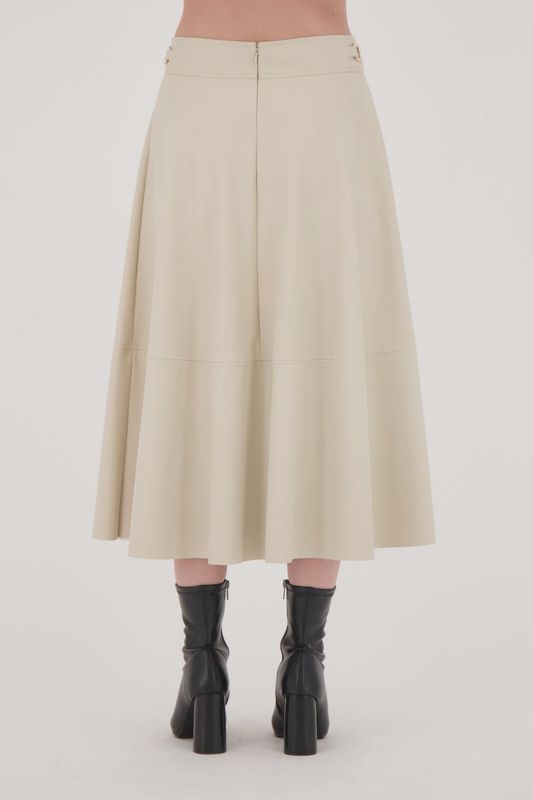 VEGAN LEATHER SKIRT
