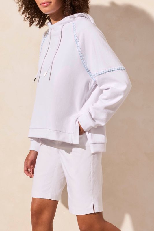 FRENCH TERRY LONG-SLEEVE HOODY