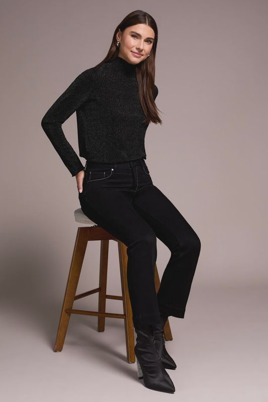 SOPHIA STRAIGHT LEG JEANS W/ CONTRAST STITCHING