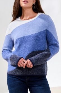 FUZZY DOUBLE KNIT SWEATER, Size: s