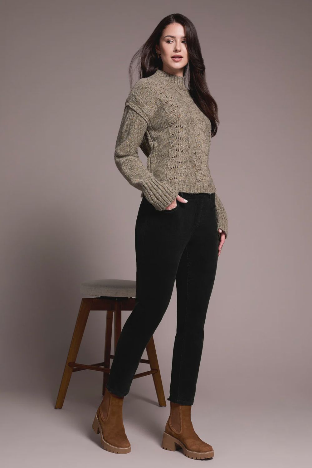 AUDREY MICRO PULL-ON PANT, Size: 6