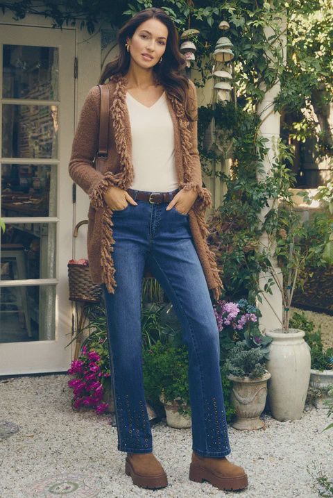 FRINGE COATIGAN, Size: s
