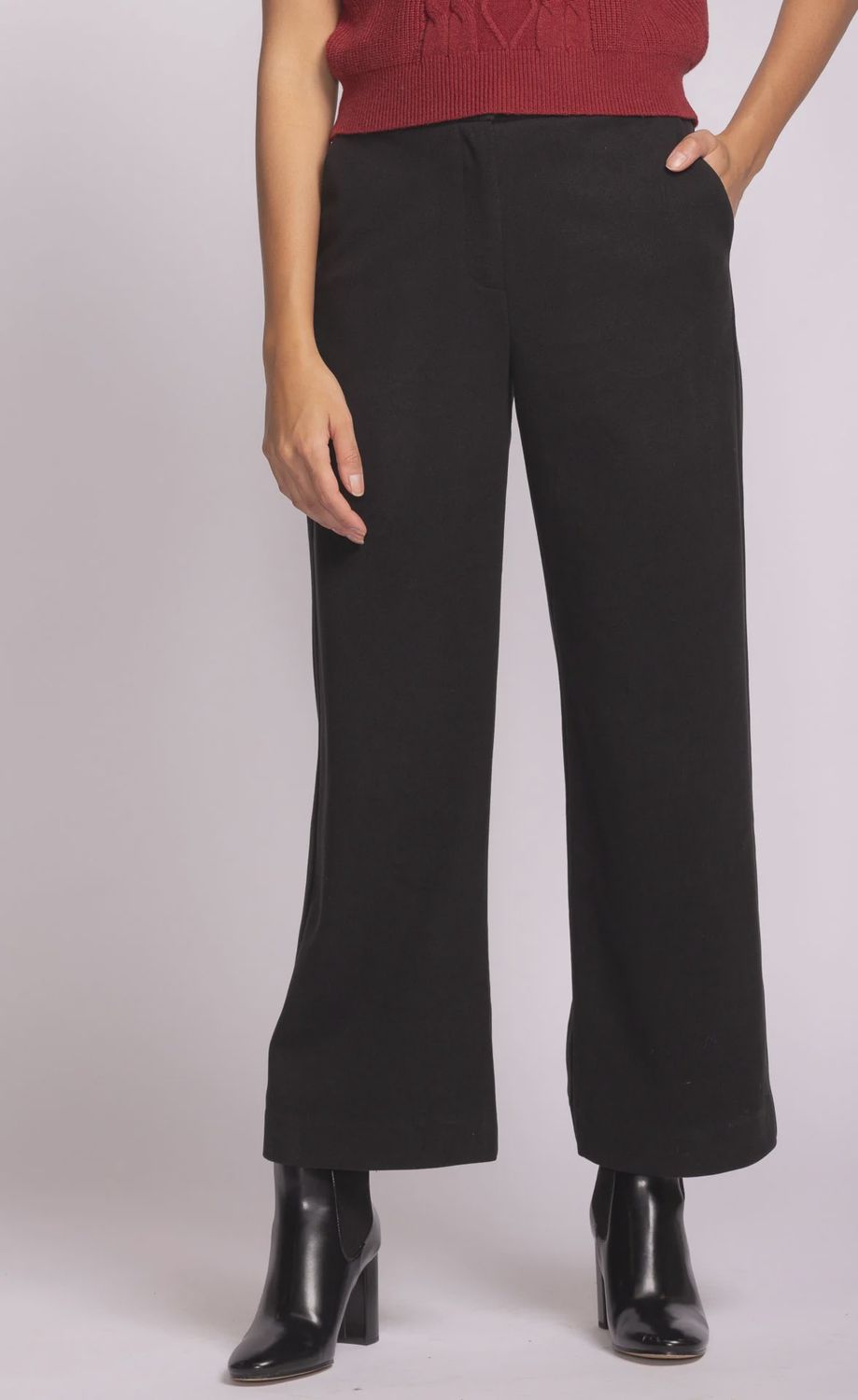 NADIA PANT, Colour: black, Size: s